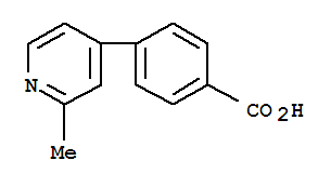 4-(2-Methylpyridin-4-yl)benzoic acid Structure,216059-90-4Structure