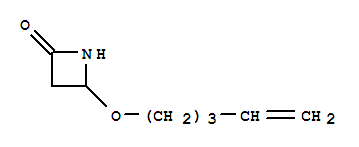 (9ci)-4-(4-戊烯基氧基)-2-氮杂啶酮结构式_216857-00-0结构式