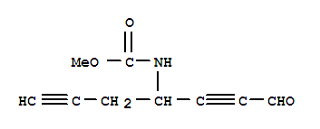 (9ci)-[4-氧代-1-(2-丙炔)-2-丁炔基]-氨基甲酸甲酯结构式_217442-31-4结构式