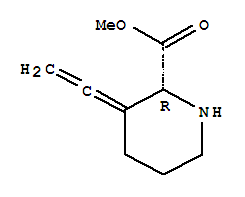 (2r)-(9ci)-3-乙烯-2-哌啶羧酸甲酯结构式_218440-18-7结构式