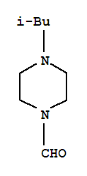 (9ci)-4-(2-甲基丙基)-1-哌嗪羧醛结构式_21863-68-3结构式