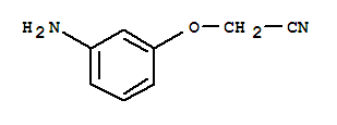 2-(3-氨基苯氧基)乙腈结构式_219312-01-3结构式