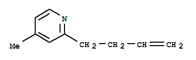 (9CI)-2-(3-丁烯)-4-甲基-吡啶结构式_219629-78-4结构式