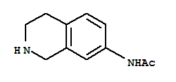 N-(1,2,3,4-四氢-7-异喹啉基)乙酰胺结构式_220247-59-6结构式