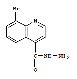 (9ci)-8-溴-4-喹啉羧酸肼结构式_220844-60-0结构式