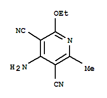 3,5-Pyridinedicarbonitrile,4-amino-2-ethoxy-6-methyl-(9ci) Structure,220955-93-1Structure