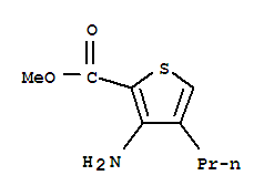 2-Thiophenecarboxylicacid,3-amino-4-propyl-,methylester(9ci) Structure,221043-88-5Structure