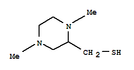 1,4-二甲基-2-哌嗪甲烷硫醇结构式_221056-29-7结构式