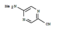 (9CI)-5-(二甲基氨基)-吡嗪甲腈结构式_221295-05-2结构式