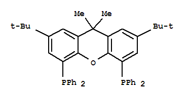 (R,r)-2,7-di-tert-butyl-9,9-dimethyl-4,5-bis(methylphenylphosphino)xanthene Structure,221462-97-1Structure