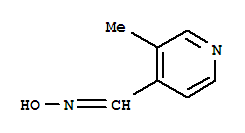 (9ci)-3-甲基-4-吡啶羧醛肟结构式_222191-28-8结构式