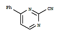 4-苯基嘧啶-2-甲腈结构式_22220-27-5结构式