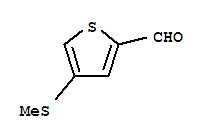 2-Thiophenecarboxaldehyde, 4-(methylthio)-(9ci) Structure,222554-16-7Structure