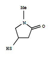 (9ci)-4-疏基-1-甲基-2-吡咯烷酮结构式_222856-41-9结构式
