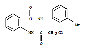 2-[(Chloroacetyl)amino]-n-(3-methylphenyl)benzamide Structure,22312-75-0Structure
