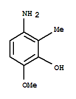 (9CI)-3-氨基-6-甲氧基-2-甲基-苯酚结构式_223437-16-9结构式