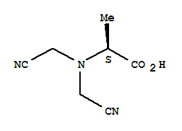 (9ci)-N,N-双(氰基甲基)-L-丙氨酸结构式_223493-40-1结构式
