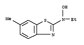 (9ci)-n-乙基-n-羟基-6-甲基-2-苯并噻唑胺结构式_223507-15-1结构式