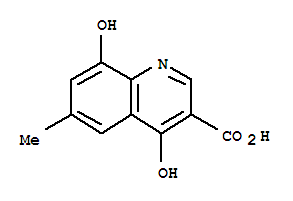 (8ci)-4,8-二羟基-6-甲基-3-喹啉羧酸结构式_22366-37-6结构式