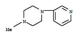 (9ci)-1-甲基-4-(3-吡啶)-哌嗪结构式_223794-26-1结构式
