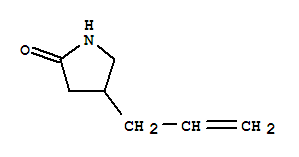 (9ci)-4-(2-丙烯基)-2-吡咯烷酮结构式_224561-50-6结构式