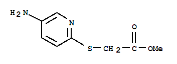(9ci)-[(5-氨基-2-吡啶)硫代]-乙酸甲酯结构式_224635-19-2结构式