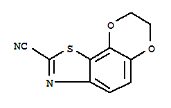 (9ci)-7,8-二氢-[1,4]二噁英并[2,3-g]苯并噻唑-2-甲腈结构式_225242-00-2结构式