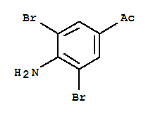 4-氨基-3,5-二溴苯乙酮结构式_22589-50-0结构式