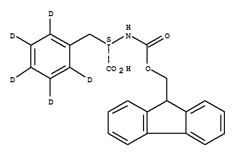 Fmoc-L-苯丙氨酸-D5结构式_225918-67-2结构式