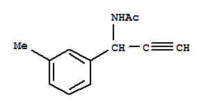 (9ci)-n-[1-(3-甲基苯基)-2-丙炔]-乙酰胺结构式_226698-93-7结构式
