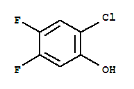 2-氯-4,5-二氟-苯酚结构式_2267-98-3结构式
