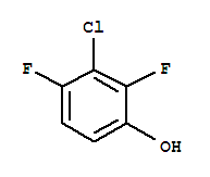 3-氯-2,4-二氟苯酚结构式_2268-00-0结构式