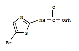N-2-(5-溴噻唑)氨基甲酸苯酯结构式_226879-69-2结构式