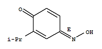 (e)-(8ci)-2-异丙基-P-苯醌-4-肟结构式_22785-49-5结构式