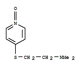 (8ci)-4-[[2-(二甲基氨基)乙基]硫代]-吡啶 1-氧化物结构式_22929-87-9结构式