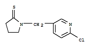 1-[(6-氯-3-吡啶)甲基]-2-吡咯烷硫酮结构式_230617-77-3结构式