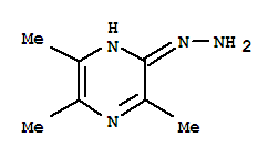(8CI)-肼基三甲基-吡嗪结构式_23126-98-9结构式