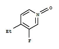 (9ci)-4-乙基-3-氟吡啶 1-氧化物结构式_231296-55-2结构式