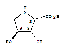 (3s,4s)-(9ci)-3,4-二羟基-L-脯氨酸结构式_23161-63-9结构式