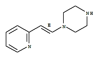 (9ci)-1-[(1e)-2-(2-吡啶)乙烯]-哌嗪结构式_232255-56-0结构式