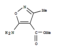 (8ci)-5-氨基-3-甲基-4-异噁唑羧酸甲酯结构式_23286-53-5结构式