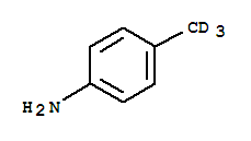对甲基苯胺-D3氘代结构式_23346-25-0结构式