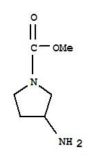 (9ci)-3-氨基-1-吡咯烷羧酸甲酯结构式_233764-45-9结构式
