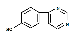(9CI)-4-(4-嘧啶)-苯酚结构式_23380-78-1结构式