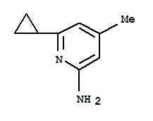 (9ci)-6-环丙基-4-甲基-2-吡啶胺结构式_234110-18-0结构式