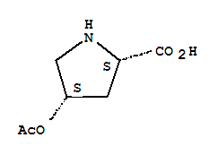 (4s)-(9ci)-4-(乙酰基氧基)-L-脯氨酸结构式_234442-29-6结构式