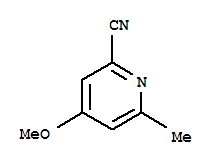 (9ci)-4-甲氧基-6-甲基-2-吡啶甲腈结构式_235742-74-2结构式