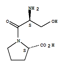 L-丝氨酰-L-脯氨酸结构式_23827-93-2结构式