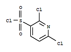 2,6-二氯吡啶-3-磺酰氯结构式_239810-43-6结构式