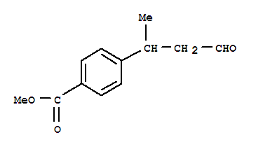(9ci)-4-(1-甲基-3-氧代丙基)-苯甲酸甲酯结构式_240407-05-0结构式